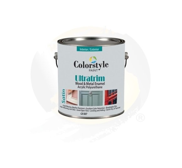 COLORSTYLE ULTRATRIM SATIN CS 587 - ΛΕΥΚΗ ΡΙΠΟΛΙΝΗ ΝΕΡΟΥ ΣΑΤΙΝΕ
