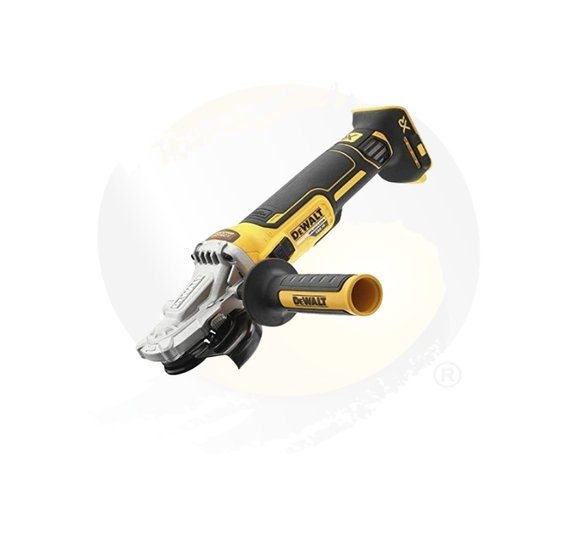 DEWALT 18V XR BRUSHLESS ΓΩΝΙΑΚΟΣ ΤΡΟΧΟΣ 125mm - ΧΩΡΙΣ ΜΠΑΤΑΡΙΑ &amp ΦΟΡΤΙΣΤΗ DCG405FN